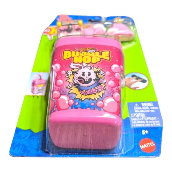 HOT WHEELS Skate Finger Board Bubble Hop Bunny Double Pack w/Case HWN49 NEW 2024 - Picture 3 of 8